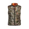 Gilet Warm réversible camo orange / Forest Percussion