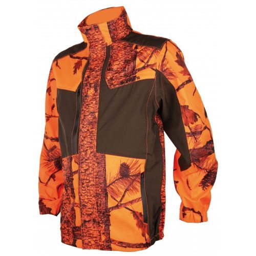 Veste softshell camo orange Somlys