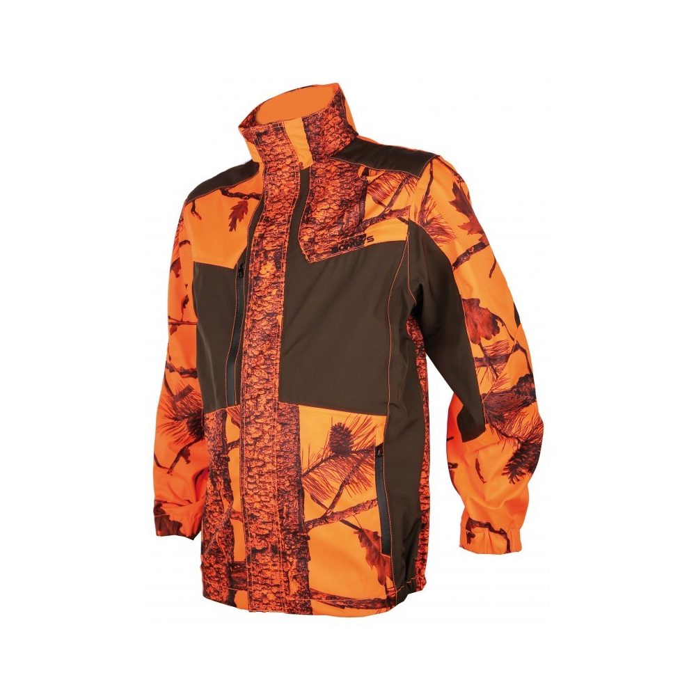 Veste softshell camo orange Somlys