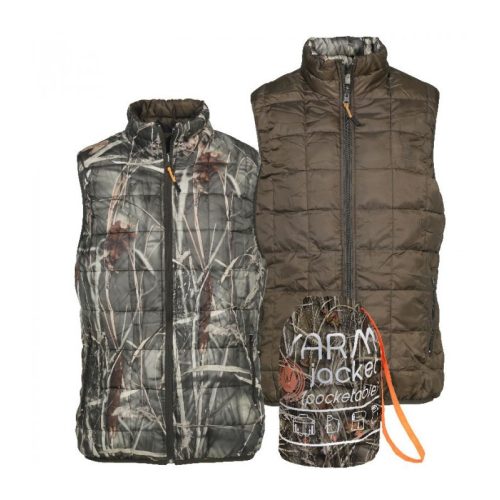 Gilet Warm réversible marron / Ghost WE Percussion