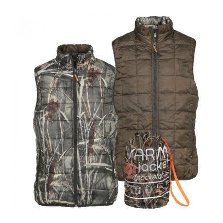 Gilet Warm réversible marron / Ghost WE Percussion