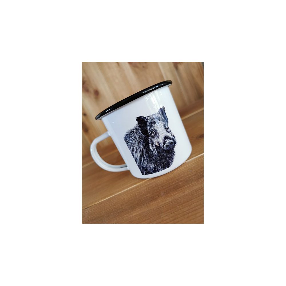 Mug en métal émaillé Walter Arlaud