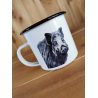 Mug en métal émaillé Walter Arlaud