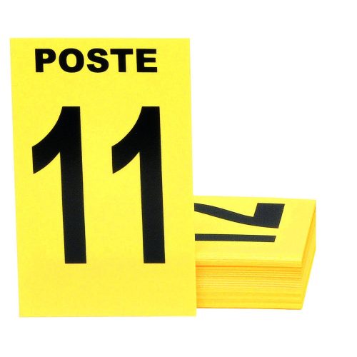 Cartes de marquage des postes de battue, jeu de 24
