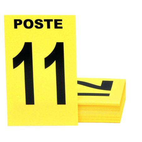 Cartes de marquage des postes de battue, jeu de 24