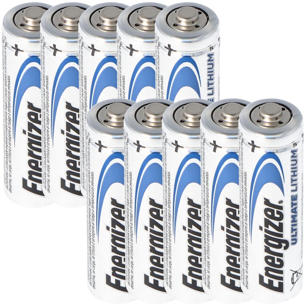 Lot de 10 piles AA Energizer Ultimate Lithium