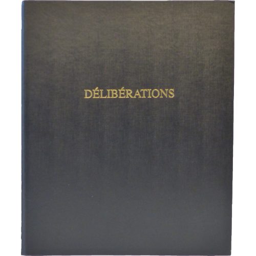 Registre de délibération