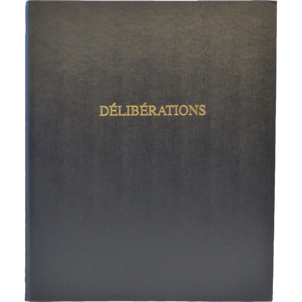 Registre de délibération