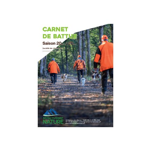 Carnet de battue A4