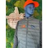 Doudoune sans manche brodée Instinctivement Nature, homme