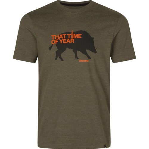 T-shirt That Time, motif sanglier (Seeland)