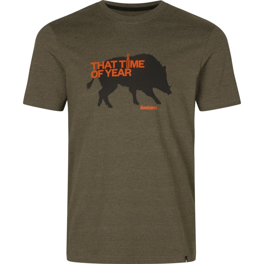 T-shirt That Time, motif sanglier (Seeland)