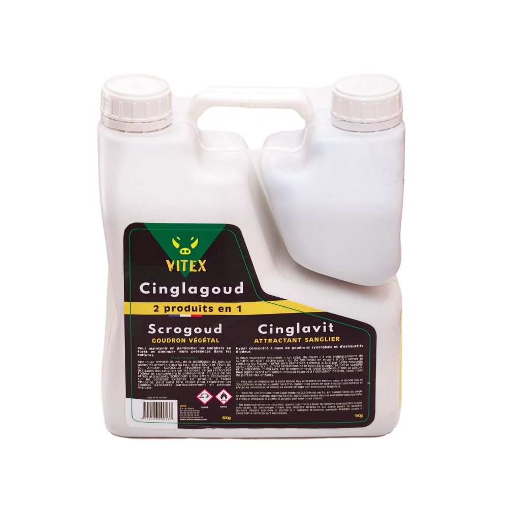 Cinglagoud, jerrican bi-compartiment 6 + 1 kg (Vitex)