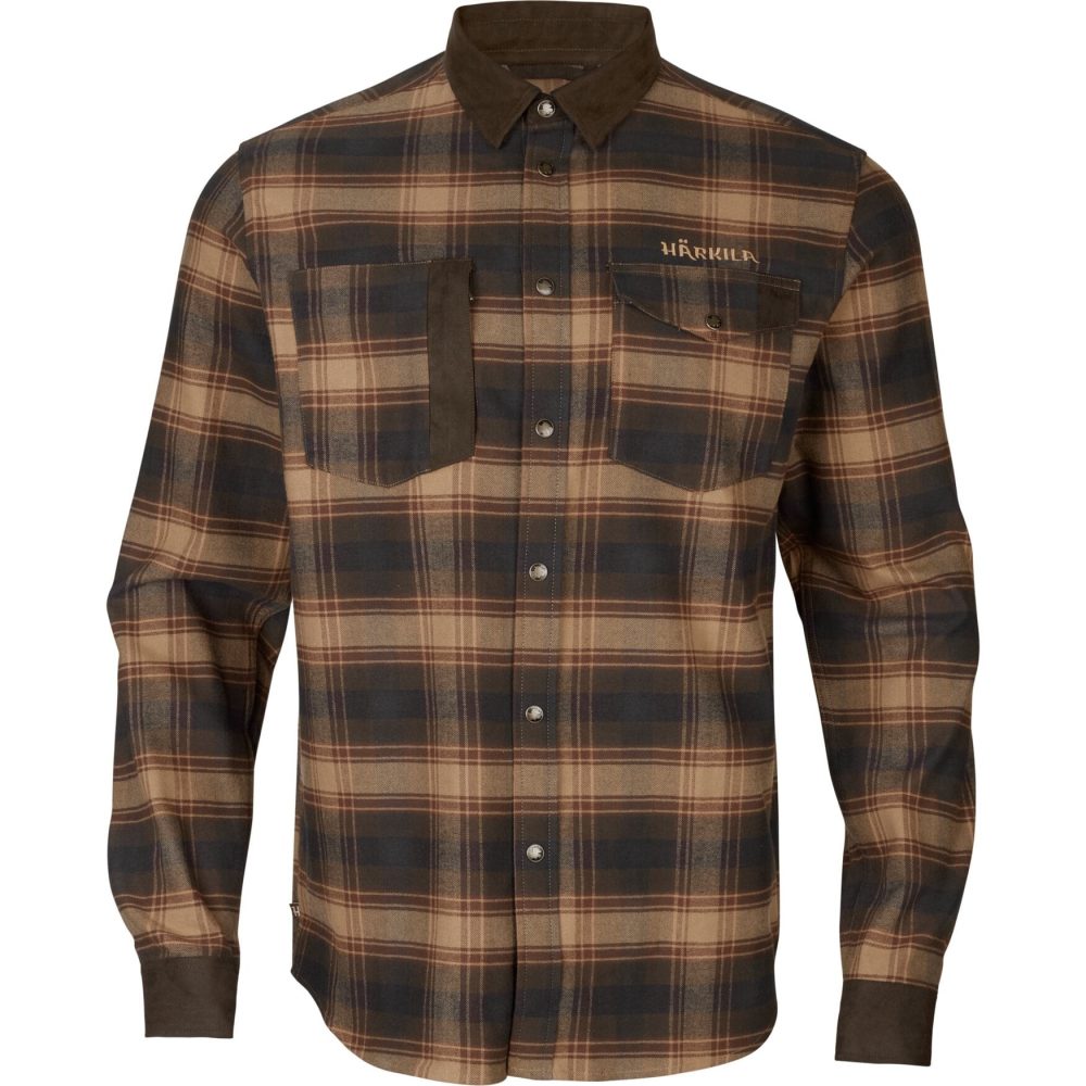 Chemise Aivak L/S burgundy Härkila