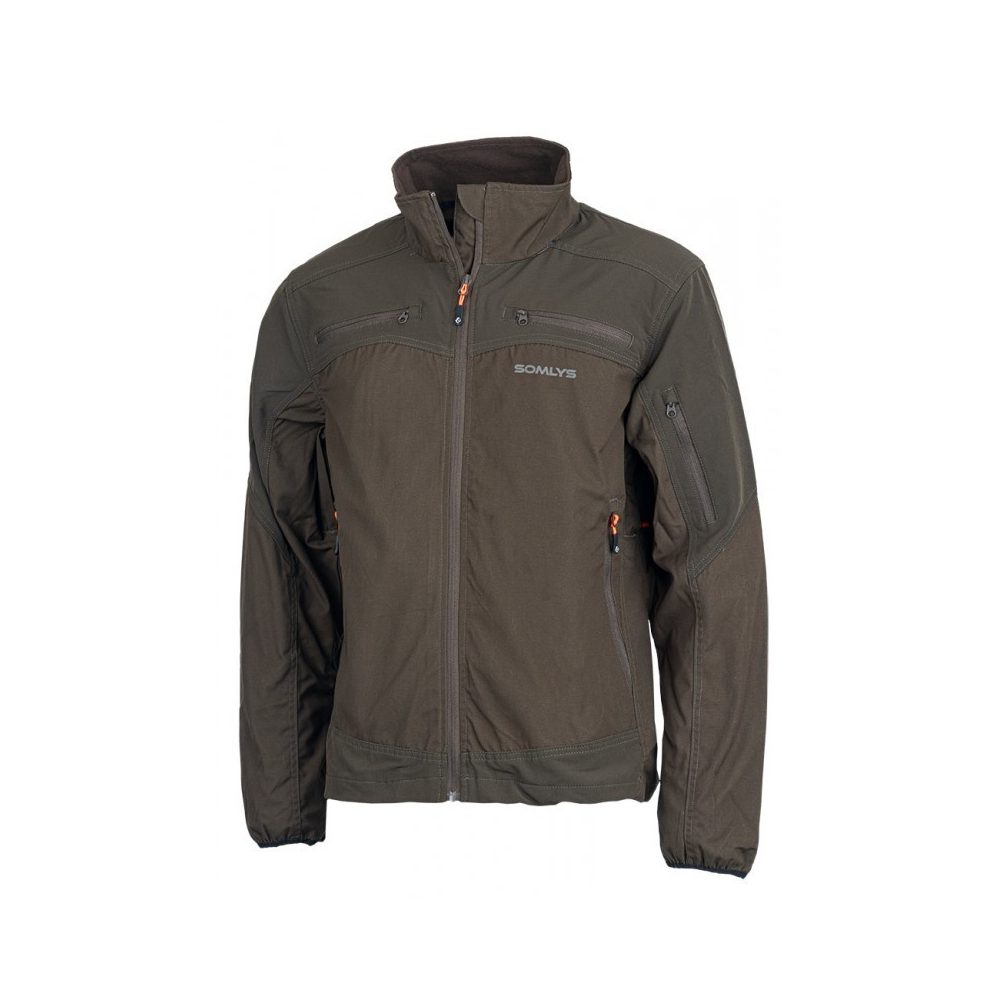Veste de chasse stretch verte Somlys