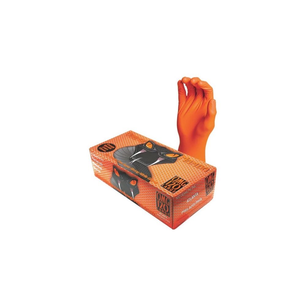 Gants nitrile Black Mamba, boîte de 100