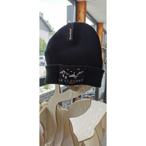 Bonnet Le Clocher noir Chasse Tricolore